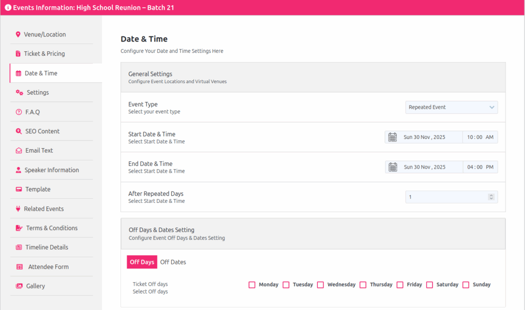 WooCommerce Event Manager Pro for WordPress 8