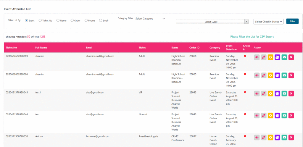 WooCommerce Event Manager Pro for WordPress 5
