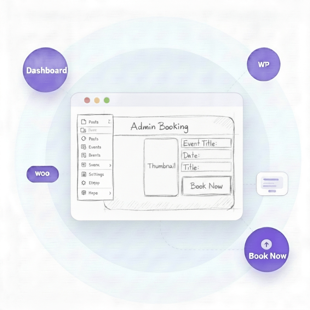 WooCommerce Event: Book an Event From Dashboard 7