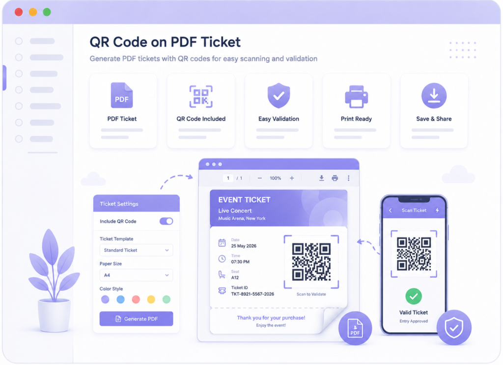 QR Code Addon for WpBus Ticketly 12
