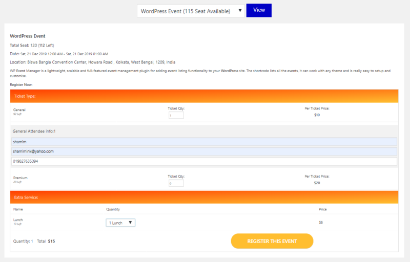 How to Use Backend Order Addon With WooCommerce Event Manager | MagePeople