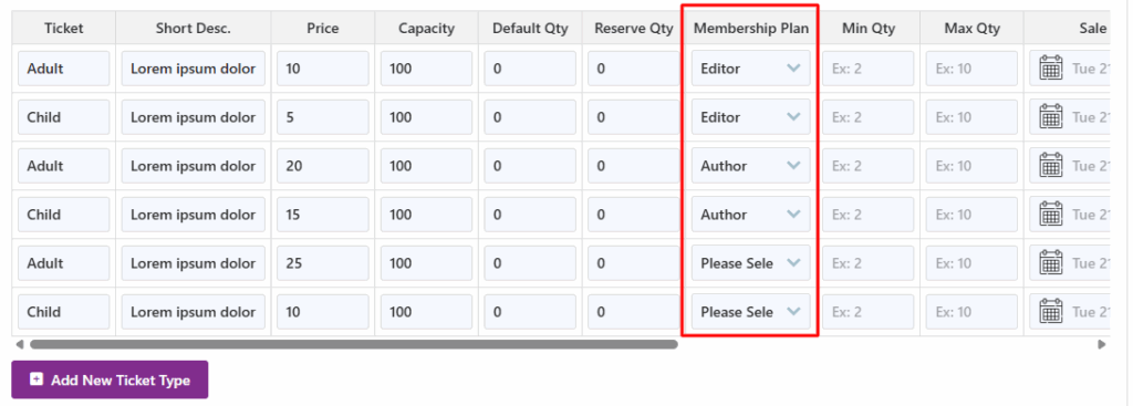 Membership Price Addon for Event Manager 1