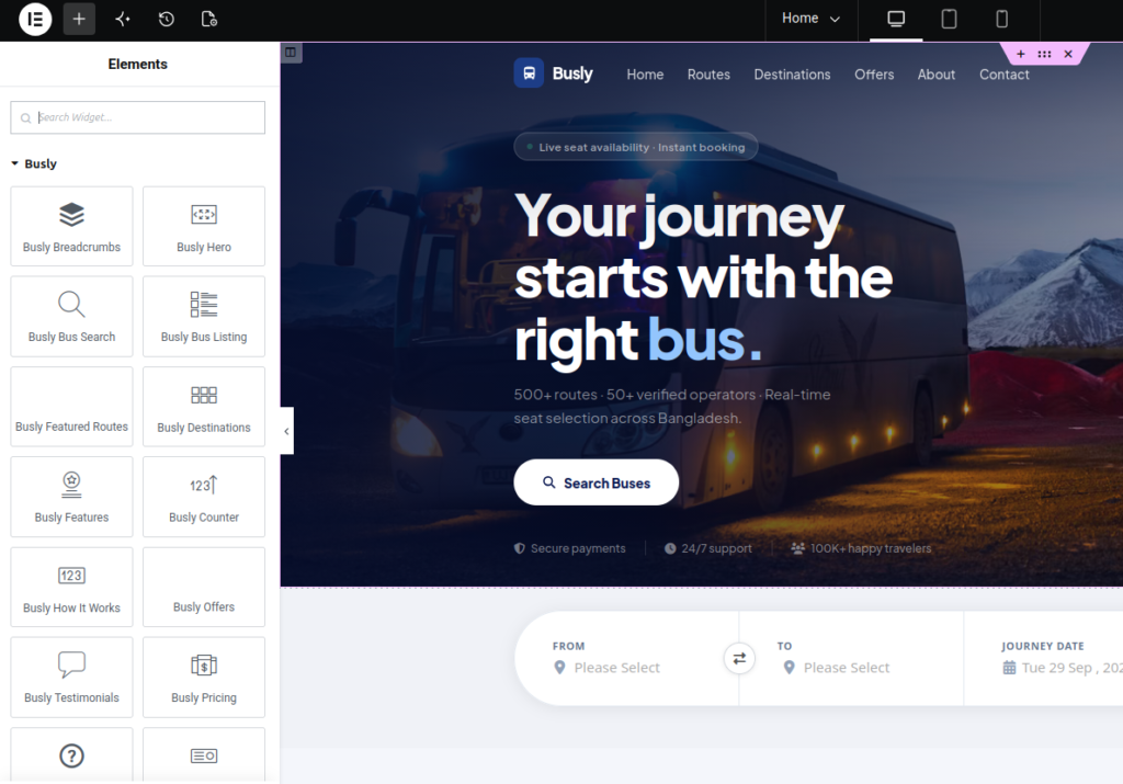 Bahon - Bus, ferry or any Transport booking WordPress Theme 10