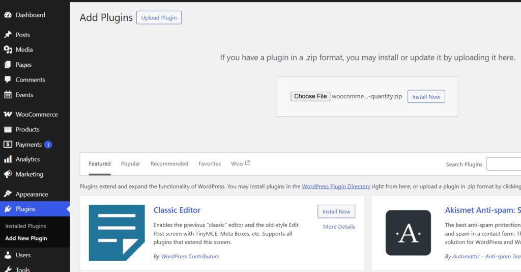 install min max addon