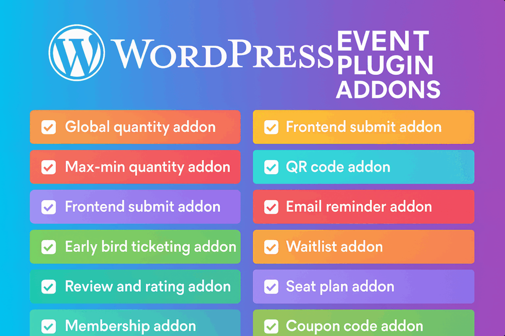 Best WordPress Events Addons You Must-Have For Your Event Success