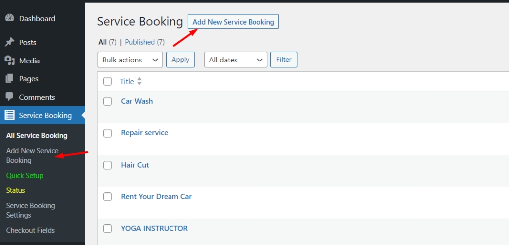 How to Add an Online Booking System to Your Website using WPBookingly 14
