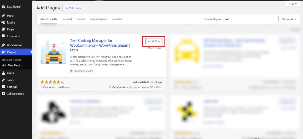 A Guide to Building a Taxi Cab Booking System In WordPress 3 install taxi booking manager eCab