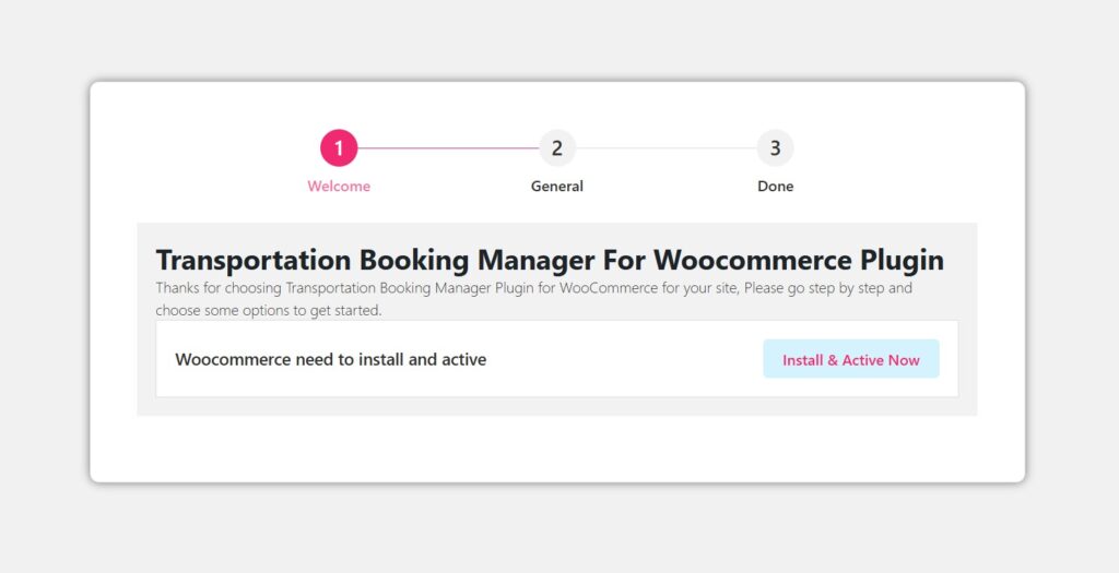 A Guide to Building a Taxi Cab Booking System In WordPress 4 setup wizard