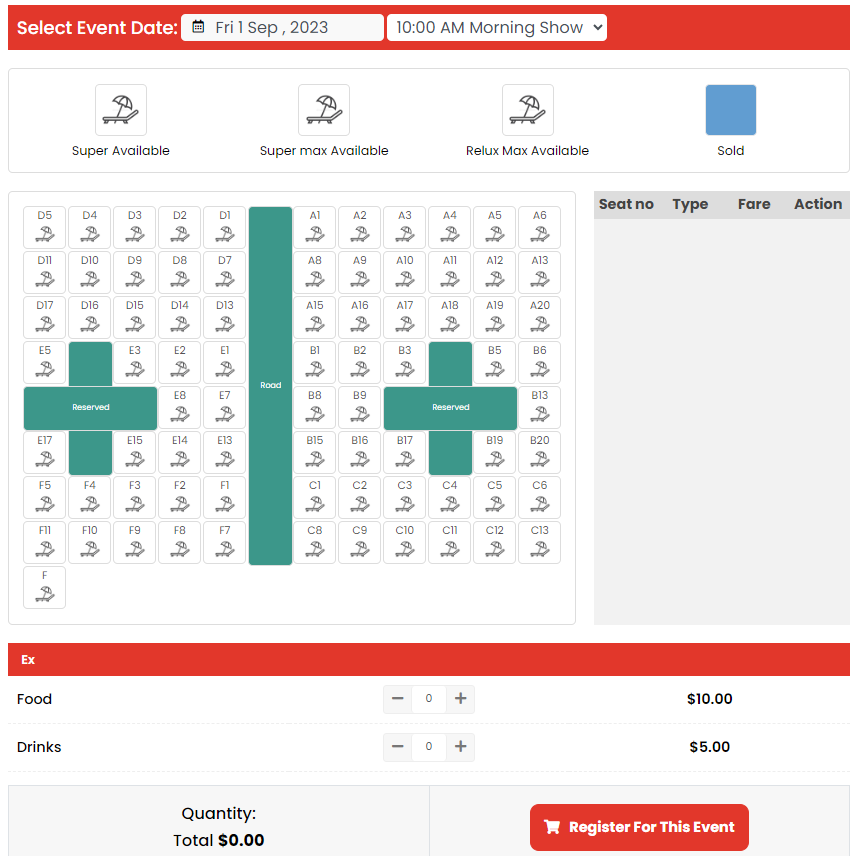 Enhances Events and Tour Booking Efficiency With Seat Plan Addon 9