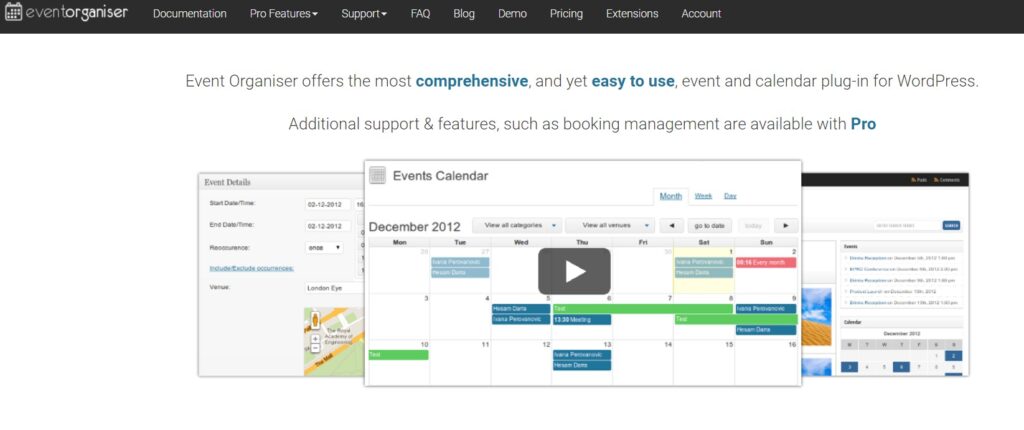 Event Organiser plugin