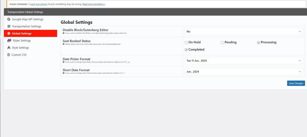 eCab_global_settings