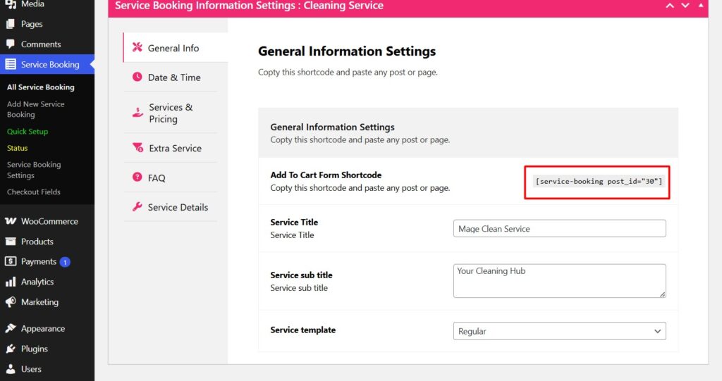 How To Create Cleaning Service Booking Using WordPress Plugin 14