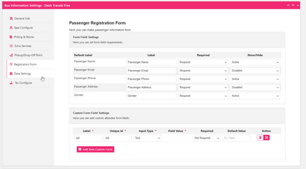 How to Create Bus Booking Website using WordPress Bus Booking Plugin 25