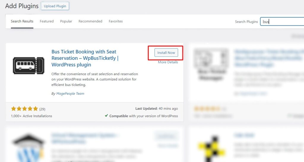 How to Create Bus Booking Website using WordPress Bus Booking Plugin 10