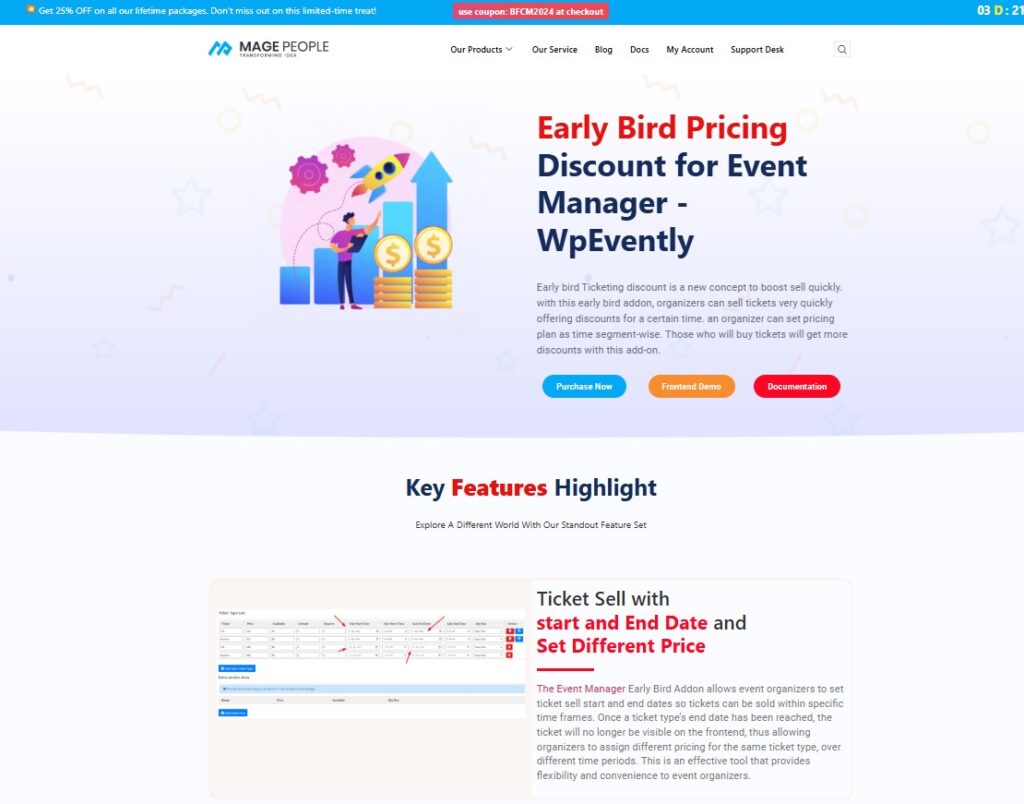 How to Add Early Bird Discount using WpEvently 65