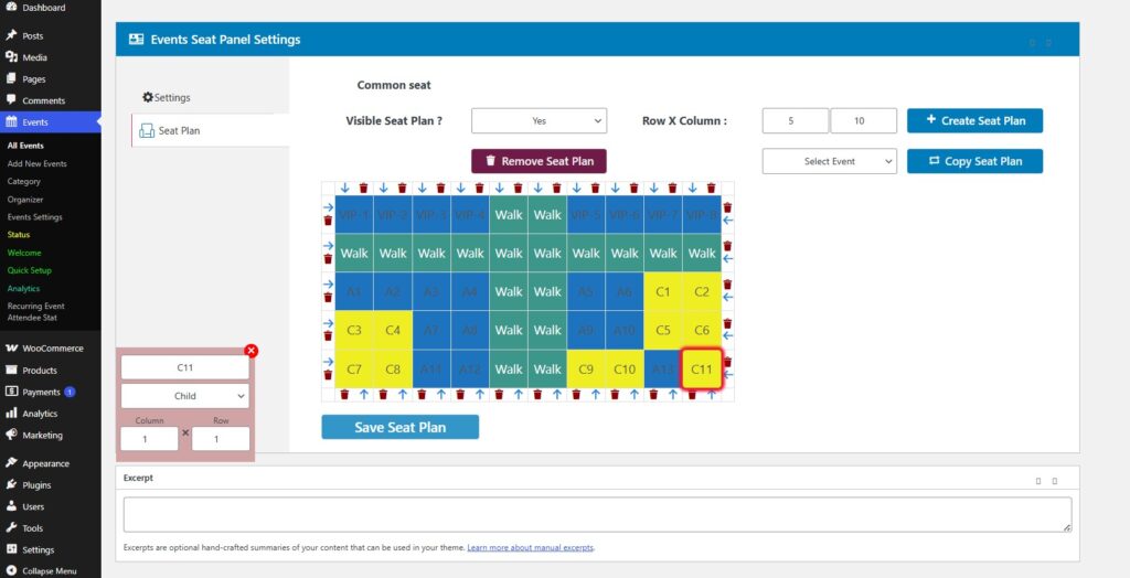 How to Add Event Seating Plan Using Seat Plan Addon 7