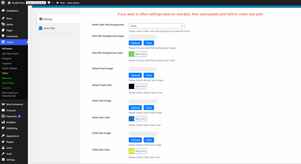 How to Add Event Seating Plan Using Seat Plan Addon 6