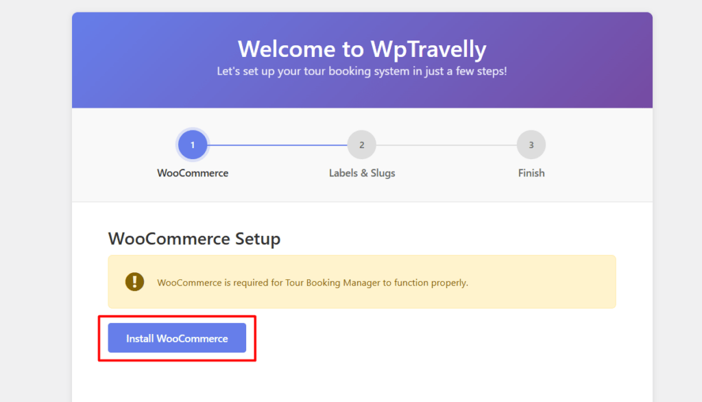 install woocommerce