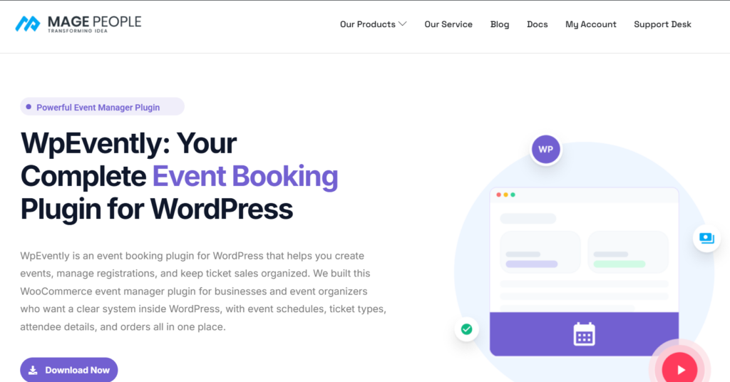 Prchase WpEvently Pro from MagePeople