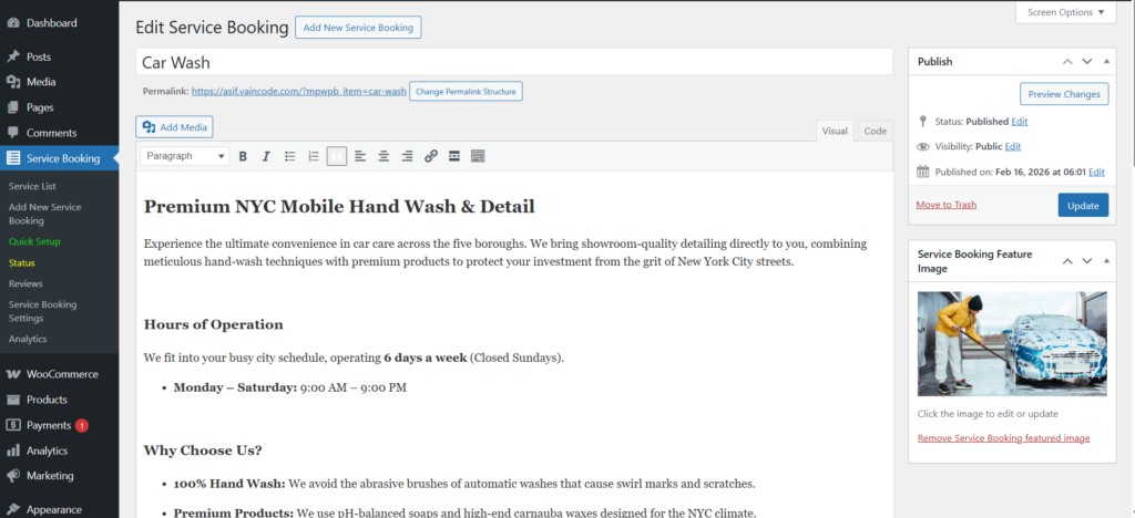 How to Create a Car Wash Appointment Booking System? 12