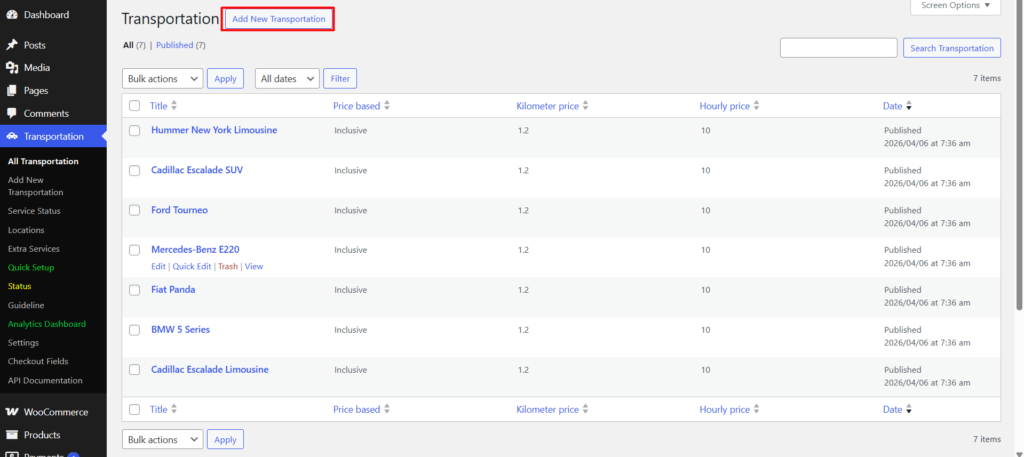 A Guide to Building a Taxi Cab Booking System In WordPress 5 new transport