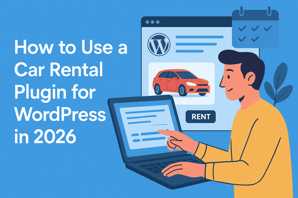 How to use a car rental plugin for WordPress in 2026