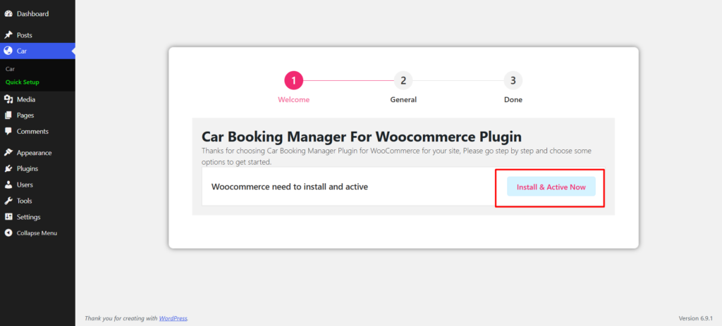 install woocommerce