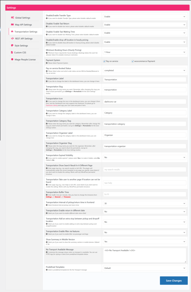 How to make a Taxi Booking Website in WordPress 9