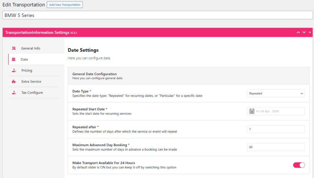 How to make a Taxi Booking Website in WordPress 16