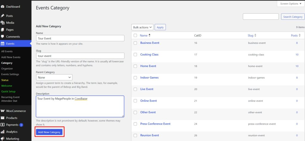Add category