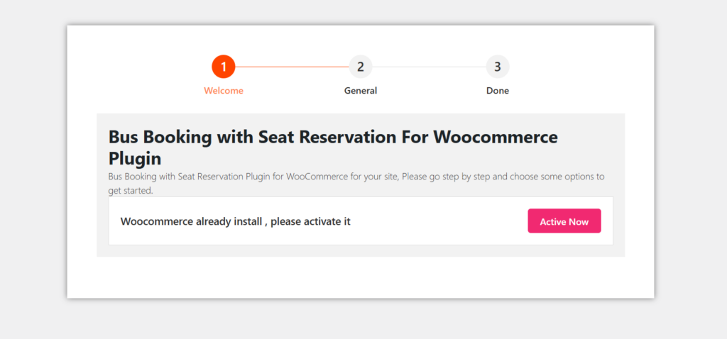 bus woocommerce active