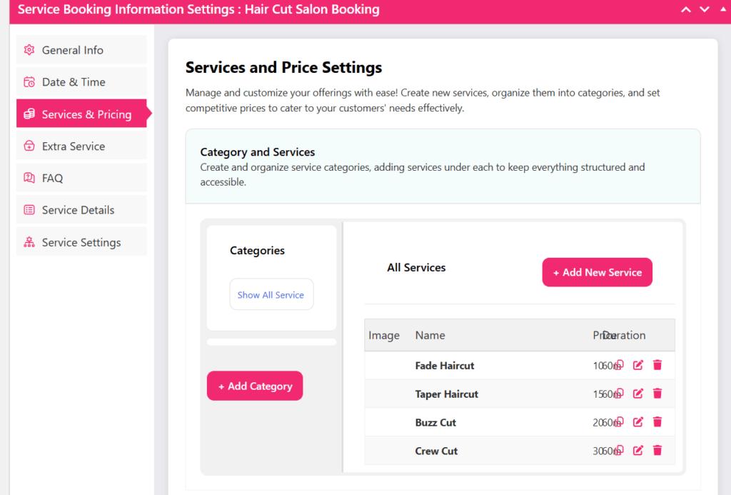 How to Make Salon website using WordPress Salon Booking Plugin 9