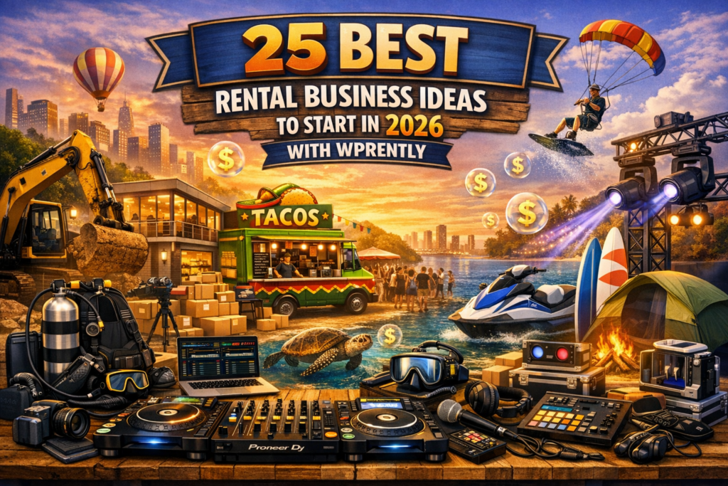 25 Best Rental Business Ideas to Start in 2026 with WpRently