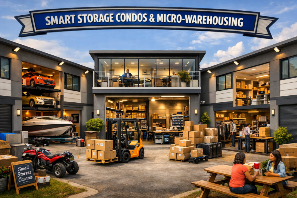 Smart "Storage Condos" & Micro-Warehousing