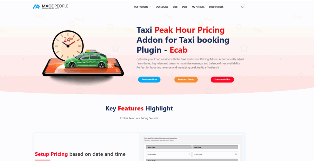 eCab peak hour add on