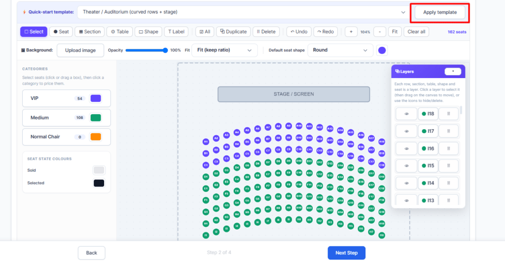 How to Add Event Seating Plan Using Seat Plan Addon 44