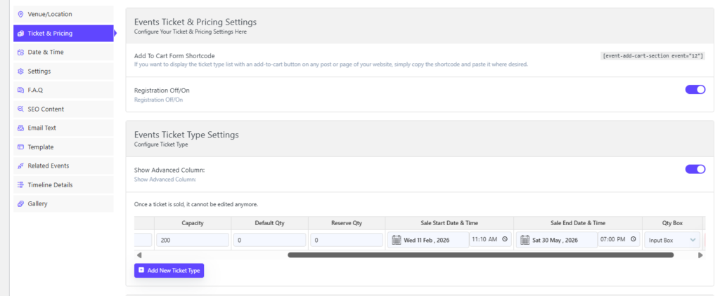 How to Add Early Bird Discount using WpEvently 1