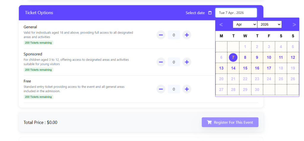 How to Create Recurring Events in WordPress with WpEvently 5