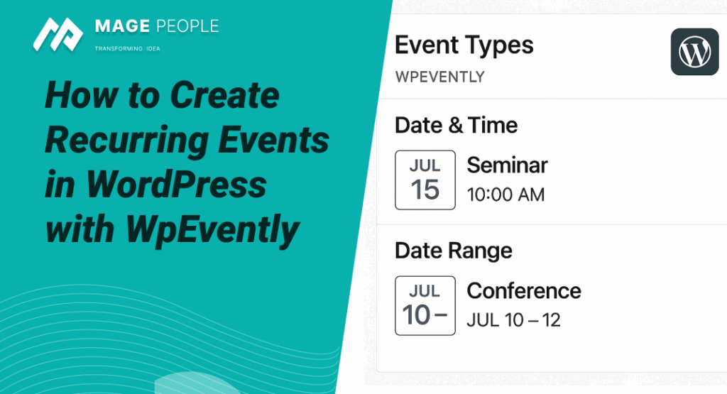 How to Create Recurring Events in WordPress with WpEvently