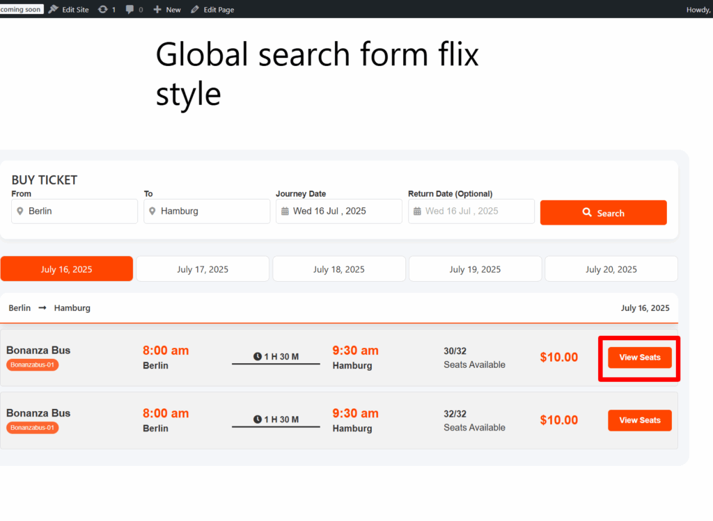How to Add Bus Ticket QR Code to WordPress Using WpBusTicketly 8