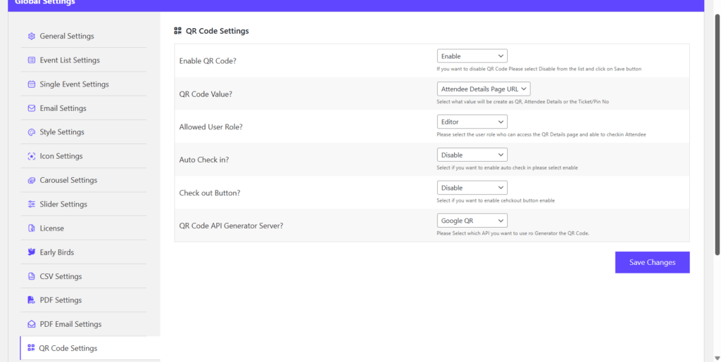 How to Create a Seminar Booking System Using WordPress Event Booking Plugin 12 qr code