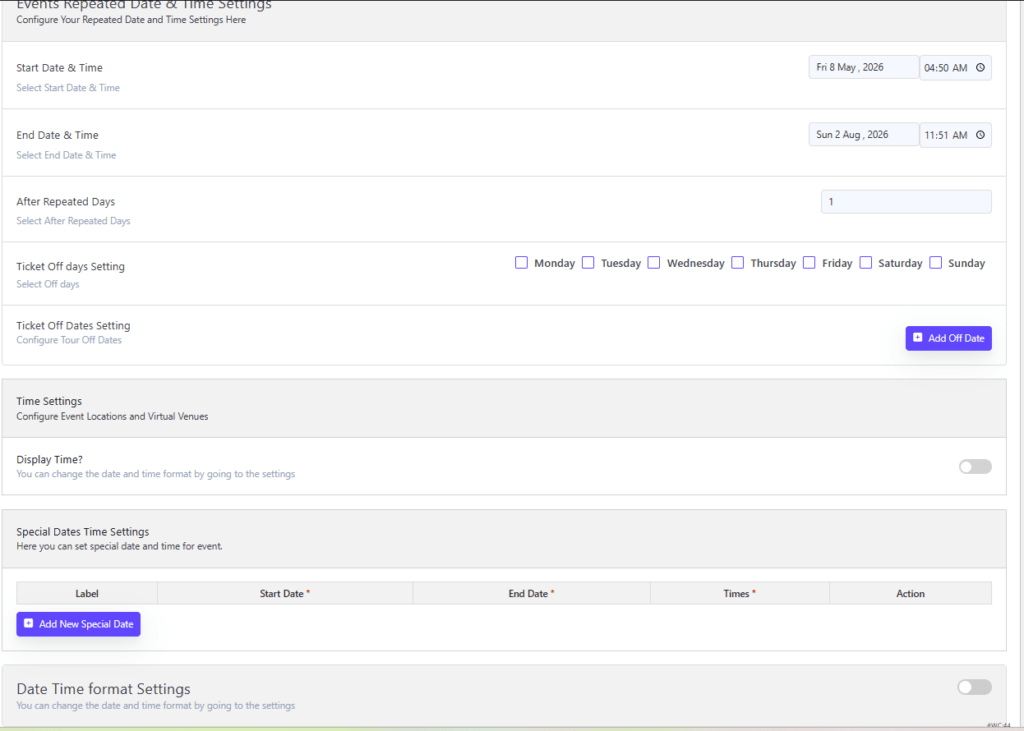 How to Create a Seminar Booking System Using WordPress Event Booking Plugin 7 date and time
