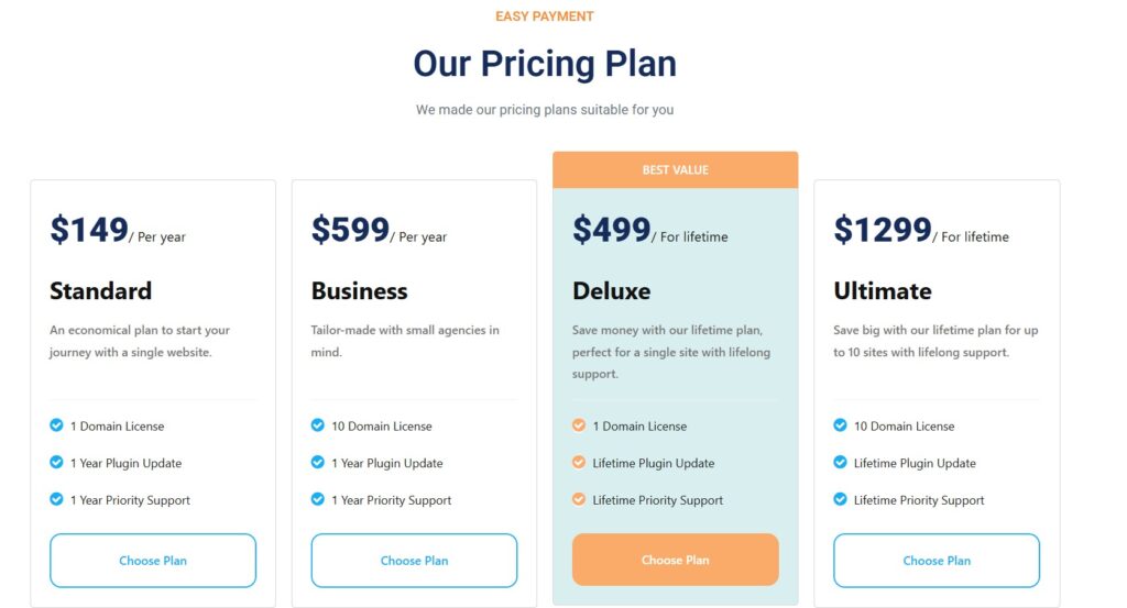 select wpbusticketly plan