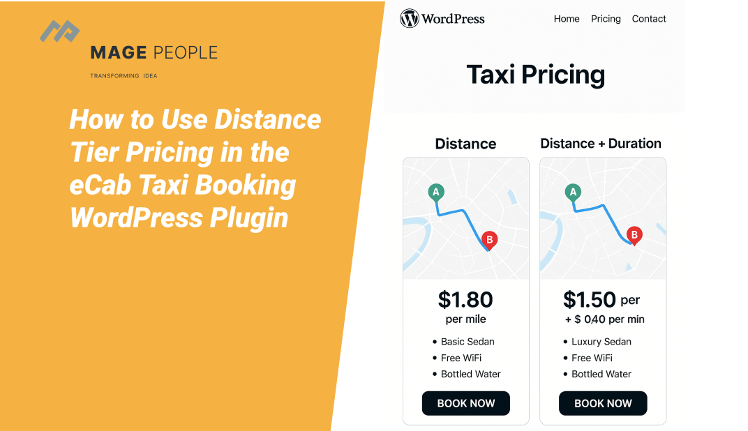 How to Use Distance Tier Pricing in the eCab Taxi Booking WordPress Plugin