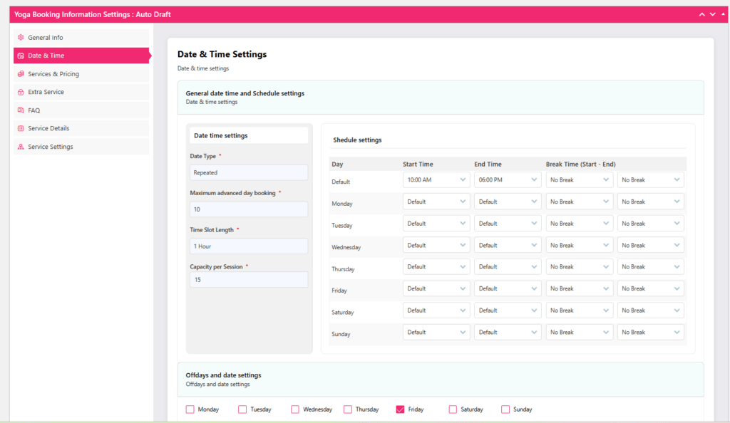 Create Your Own Yoga Class Booking System with WordPress & WpBookingly 2