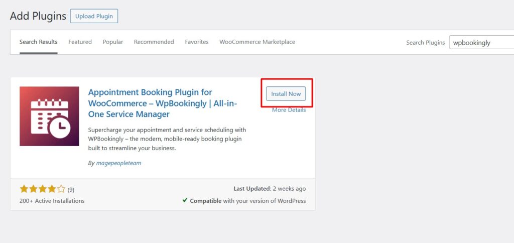 install wpbookingly