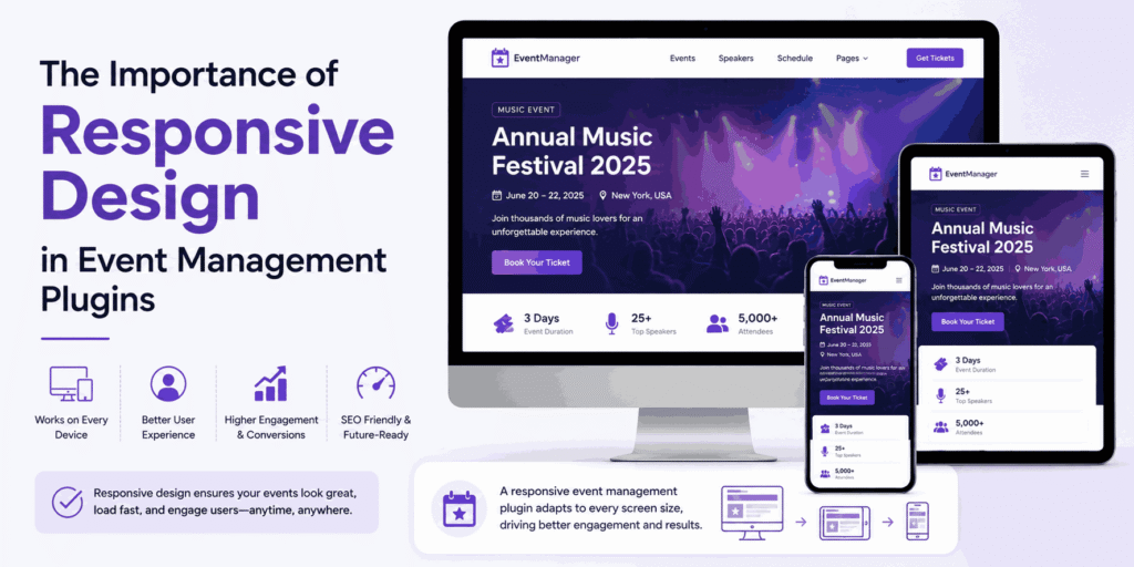 The Importance of Responsive Design in Event Management Plugins