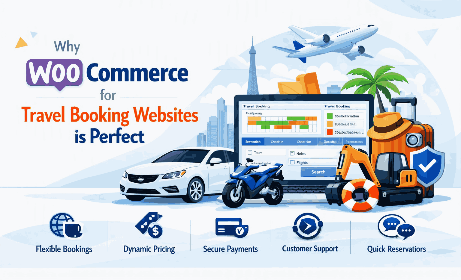 Why WooCommerce for Travel Booking Websites is Perfect