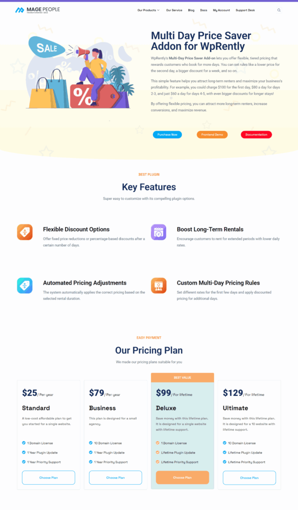 How to Add Multi-Day Price Saver Addon to Rental Business using WpRently 1