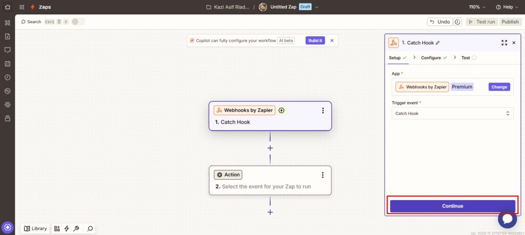 catch a hook configure